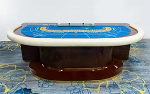 โต๊ะบาคาร่าดีลักซ์สำหรับคาสิโนโต๊ะโป๊กเกอร์คุณภาพสูงสำหรับการพนันไพ่นกกระจอก - Product Image 5