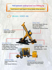 ポータブル油圧式鉱山ダイヤモンドコア掘削リグ、地下探査用岩石掘削機、大特価販売中 - Product Image 5