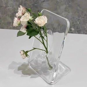 Luxuriöse Hochwertige Rahmen-Vase mit Kunststoffbeschichtung Moderne YUEJIA Vase für Büro Schreibtisch Wohnzimmer Eingangsbereich Wasserkultur Blumenarrangement - Product Image 4