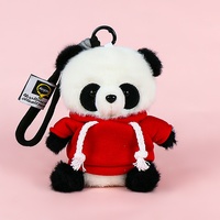 Gantungan Tas Boneka Panda Lucu dengan Manik-Manik Beraroma Isian Poliester & Kapas PP Berbagai Model 31cm-50cm Unisex