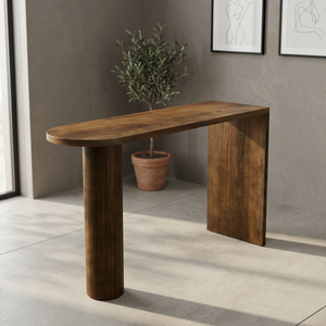 Mesa de Bar Plegable Rectangular de Madera de Alta Calidad, Estilo Industrial Moderno, con Base de Madera, para Uso Doméstico y Comercial - Product Image 3