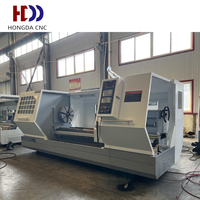 Tour à métaux CNC à lit plat HONGDA Chine, machine suisse de bureau, tour CNC CK6136 CK6140 CK6150