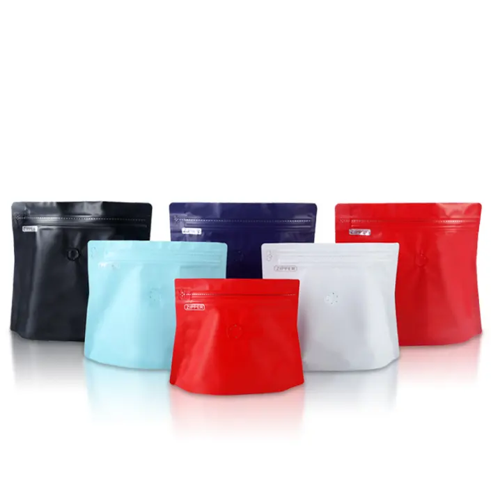 XCGS 500g Bolsas de embalaje personalizadas Bolsa de papel de aluminio con forma especial para empacar café y té