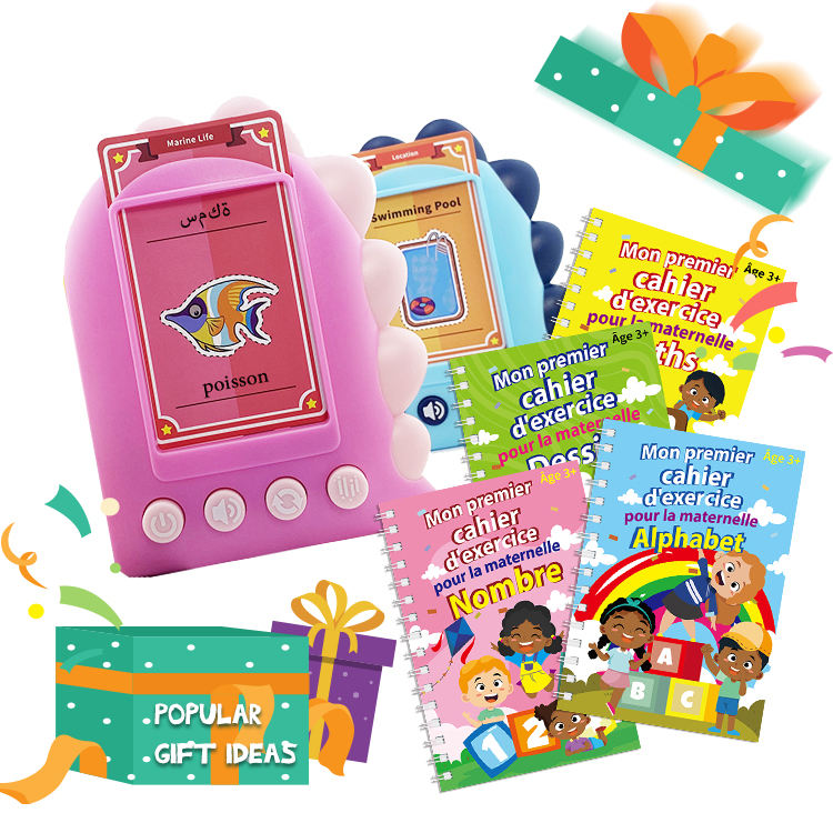 Jouet de carte flash + cahier magique