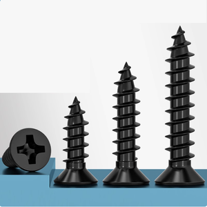 Özelleştirilebilir siyah kaplama paslanmaz çelik vidalar çeşitli boyutlarda altıgen kafa M3 M8 10mm uzunluk metrik inç - Product Image 3