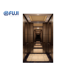 Elevador de pasajeros sin engranajes Vksfuji Cyma Modern Home MRL Lift con AC Drive para hoteles, <span class=keywords><strong>ascensor</strong></span> sin sala de máquinas a buen precio - Product Image 3
