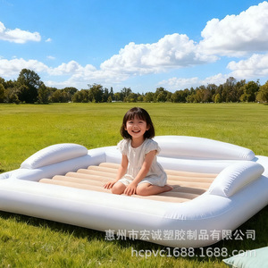 Cuna inflable portátil para bebé, Material de Pvc, 2,3 Kg, ligera, para uso en interiores y exteriores, cunas para niños, diseño minimalista - Product Image 1