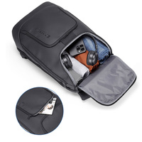Mochila Impermeable Kingsons para Negocios, Bolsa de Viaje para Portátil con Múltiples Bolsillos y Compartimento Digital para Oficina