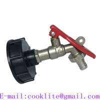 Adaptateur IBC S60x6 Met Messing Aftapkraan 1/2 "Robinet de vidange