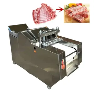 OR-QK800 Fresh Frozen Meat Dicing Machine Chicken Duck Fish Beef Meat and Bone Cutting Machine Custom Cube Size Meat Cutter