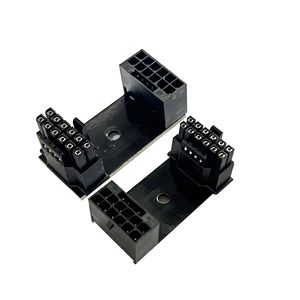 Conector macho a hembra, adaptador de alimentación GPU 12+4P con cabezal giratorio 4P 8P para tarjeta gráfica - Product Image 1