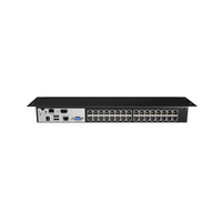 Conmutador KVM LED IP de 17 ", 32 puertos VGA a través de Ethernet, 1U de montaje en rack, cajón KVM LCD IP sobre CAT6, consola KVM de 19 pulgadas a través de IP