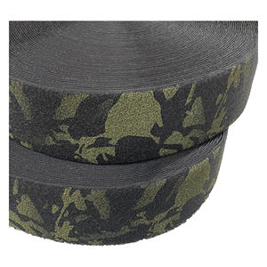 Tali Nilon Kamuflase Kustom Lebar 10cm, Tali Beludru Hitam untuk Rompi Seragam Taktis, Ransel, Proyek DIY - Product Image 6