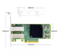 Carte réseau Mellanox CX4121A Connect X-4 25 Gigabit NIC MCX4121A-ACAT, carte Ethernet 25 Gigabit PCI-E 3.0 double port