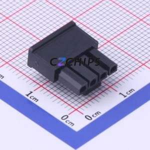 P3025-1x4P Housing (Wire-to-Board / Wire-to-Wire) P=3mm Connector ( Jack Structure: 1x4P )( Pitch: 3mm )( Number of Rows: 1 ) - Product Image 2