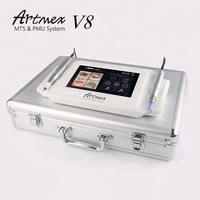 Stylo de Microneedling Électrique Intelligent pour Tatouage Permanent des Sourcils et des Yeux, Système PMU MTS, Machine avec Pièce à Main A/B Artmex V8