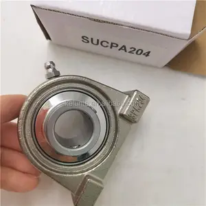 SUCPA204 Stainless Steel Pillow Block Bearing Housing UC204+PA204 Size 20x76x40mm Ball Bearing Units UPCA204 UCPA204-J7