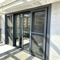 Système de Porte Coulissante Panoramique Robuste pour Patio, Terrasse, Balcon, Cour et Entrée de Villas Modernes