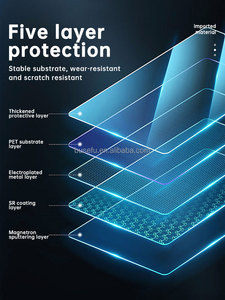 Busefu Phantom loạt thạch anh tím cửa sổ Tint Pet xe dán 2 mil 99% UV/IR từ chối bảo vệ sự riêng tư 5 năm bảo hành CuộN - Product Image 3