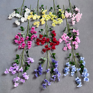 Ramo de Flores Artificiales de Orquídea Danzante, Simulación de Flor de Seda y Plástico, Decoración para Bodas y Hogar - Product Image 1