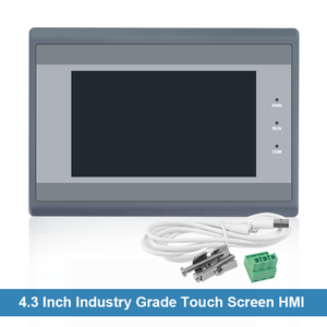 Huaqingjun 4.3" TFT LCD Touch Screen Ethernet LAN RS485 232 Communication DC10-30V Modbus RTU TCP HMI for PLC QJ-MGC043 Huaqingj - Product Image 3