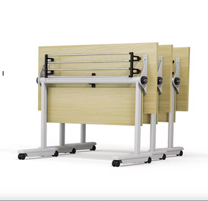 Nhà Máy Trực Tiếp Tùy Chỉnh Kim Loại Hiện Đại Gấp Bàn Họp Văn Phòng Sử Dụng Sắt Bán Buôn Tùy Chỉnh Có Thể Gập Lại Phòng Hội Nghị - Product Image 5