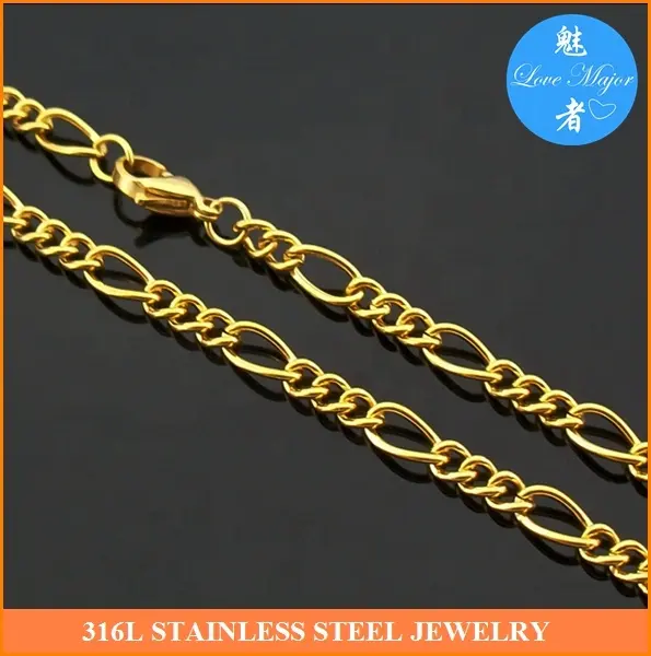 Unisex 5mm rvs gold twist <span class=keywords><strong>cubaanse</strong></span> schakelkettingen bijoux sieraden