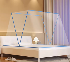 Mosquitera Plegable de 8 Puestos para Adultos, Toldo de 1 Metro para Camas de Dormitorio Estudiantil, Instalación sin Herramientas para Niños - Product Image 4