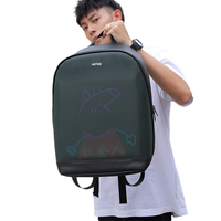 Sac à dos intelligent avec écran LED caché, contrôle WIFI, édition de logiciels, tendance 2021, nouveau modèle, étanche
