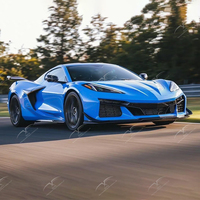 Nouveau pour Corvette Z06 2020-2023 : Protection de pare-chocs avant en fibre de carbone, kit carrosserie pour modification et décoration automobile