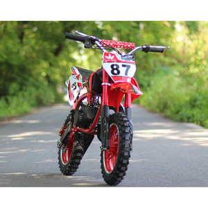 Mini moto tout-terrain KTN à essence 2 temps, sans balais, 49 cm³, pneus de 10 pouces, démarrage par lanceur - Product Image 6