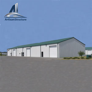 Estructura Metálica para Almacenes <span class=keywords><strong>de</strong></span> Gran Envergadura, Almacén Prefabricado con Estructura <span class=keywords><strong>de</strong></span> Acero, Edificio <span class=keywords><strong>de</strong></span> Fábrica para Almacenes - Product Image 1