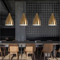Lustre moderne minimaliste en métal de différentes formes pour chambre à coucher et salon