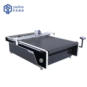 Yuchen 1600x2500mm alimentazione automatica digitale tessuto tessuto taglio attrezzature con taglierina