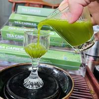 Capsule de thé matcha chinois pur 100 % naturel pour les amateurs de café, compatible avec les machines à café à capsules