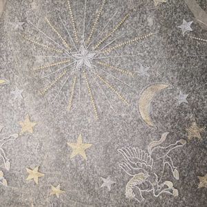 ผ้าโพลีเอสเตอร์ปักลาย100% <span class=keywords><strong>Pegasus</strong></span> Moon Star สำหรับชุดเดรส - Product Image 4