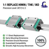 Guía Lineal de Acero para Rodamientos de Alta Precisión FULEX FGHW45CA de 1000 mm |   Sistema de Control PLC para Máquina CNC, Motor de 1 kg, 1 Año de Garantía