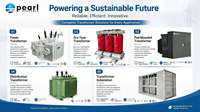 Transformador Trifásico de Baja Pérdida Pearl Electric de 3000 kVA y 60 Hz, Montado en Plataforma, Entrega Rápida