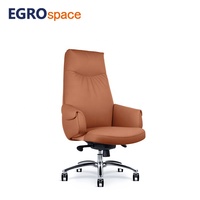 Chaise de bureau professionnelle EGROspace en cuir pour conférences, réunions, visiteurs et invités