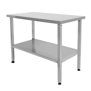 Heavy Duty Commercial Workbench Height Adjustment Stainless Steel <b>Table</b> for Outdoor/Indoor kitchen - Product Image 3