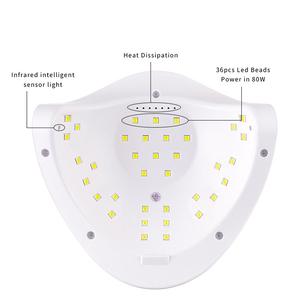 Portable 136W professionnel demi-lune <span class=keywords><strong>UV</strong></span> LED <span class=keywords><strong>lampe</strong></span> à <span class=keywords><strong>ongles</strong></span> personnalisé Mini conception sans fil <span class=keywords><strong>lampe</strong></span> en plastique boîte d'art des <span class=keywords><strong>ongles</strong></span> - Product Image 5