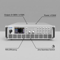 Fuente de Alimentación CC Regenerativa LOITEST PBS 2300-150L 3U para Montaje en Rack |   Simulador de Batería de 300V/150A/12kW, Fuente de CC de Alta Corriente, 95% de Eficiencia