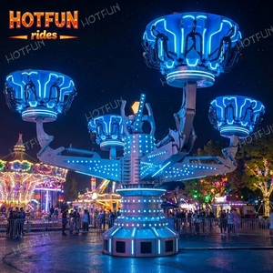 Atracción Portátil de 24 Asientos con Rotación Extrema, Energy Storm Thrill Ride, Remolque para Parque de Atracciones, Equipo para Carnaval al Aire Libre - Product Image 2