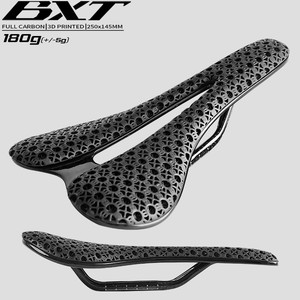 <span class=keywords><strong>Sillín</strong></span> de Bicicleta BXT de Fibra de Carbono con Impresión 3D, Asiento de Ciclismo Ultraligero y Transpirable, Cojín Blando para Bicicleta de Montaña y Carretera - Product Image 1