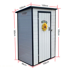 Roof removable assembly simple outdoor courtyard storage moving tool room utility room