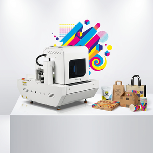 Imprimante numérique jet d'encre à passage unique avec alimentateur automatique pour sacs de courses, boîtes à pizza, éventails en papier – Impression en un seul passage - Product Image 1