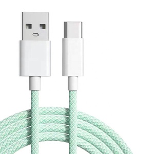 Cable DE DATOS USB de 66W con cable trenzado, cable de carga rápida, cargador tipo C, fuente de alimentación para teléfono móvil, auriculares, Cables USB - Product Image 5
