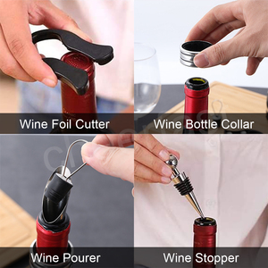 Good Idea Ensemble d'ouvre-bouteille Style lapin Ouvre-bouteille de vin Coffret cadeau avec vis en liège pour lapin Kit de tire-bouchon en cuivre Coffret cadeau - Product Image 5
