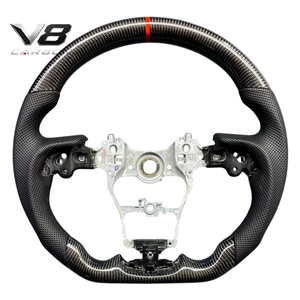 V8carbon pour <span class=keywords><strong>DS3</strong></span> DS4 N ° 4 accessoires intérieurs pour voiture, pièces automobiles, modification, sport, course, volant personnalisé en fibre de carbone véritable - Product Image 6