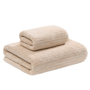 Toalla de Baño de Felpa de Coral con Diseño de Piña Jianmu Qingyue, 170x90cm, Absorbente, de Secado Rápido, Unisex para Adultos - Product Image 5